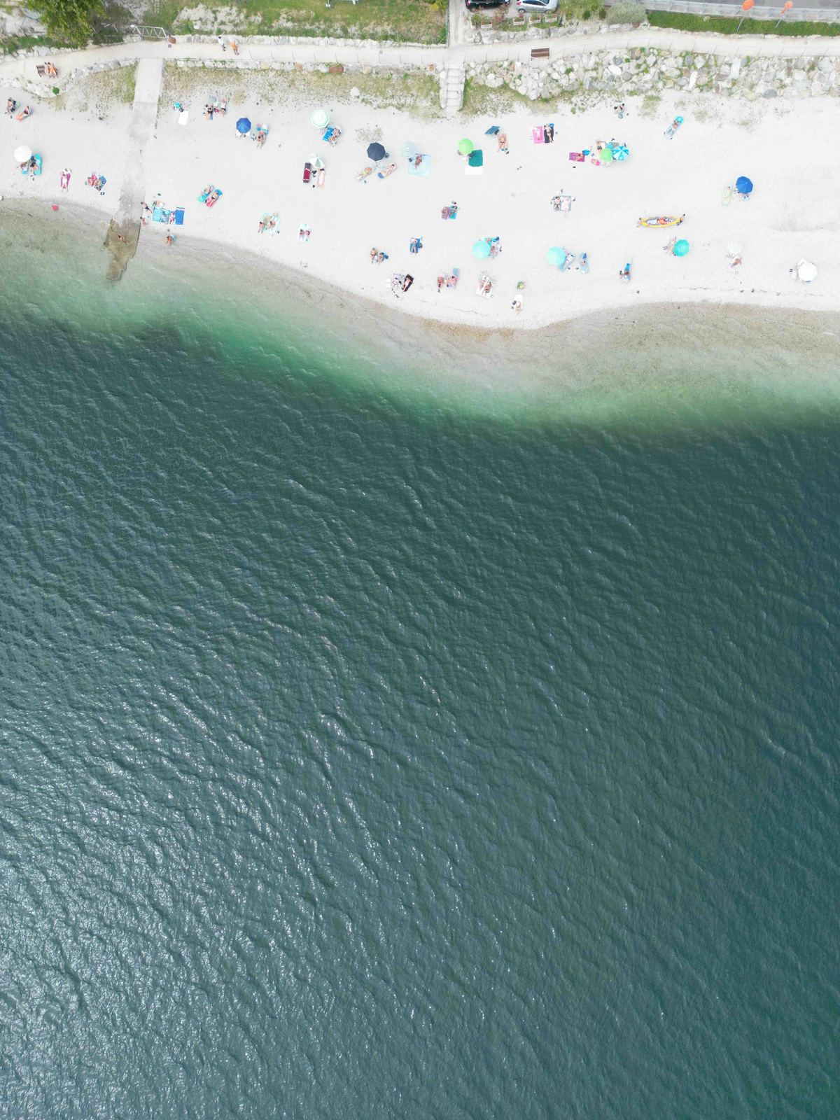 Aerial photograph of Bellagio e Onno, Oliveto Lario (Onno) / Bellagio, Lombardia — Flesh Sand by Raffaele Ferrari
