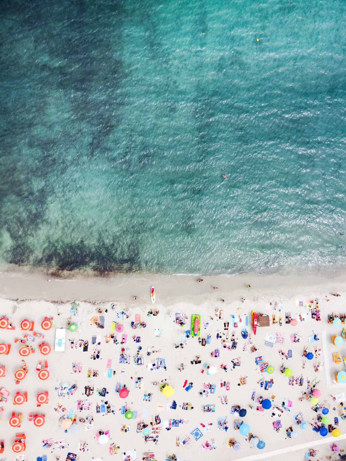 Aerial photograph of Fetovaia, Campo nell'Elba (LI), Toscana — Flesh Sand by Raffaele Ferrari