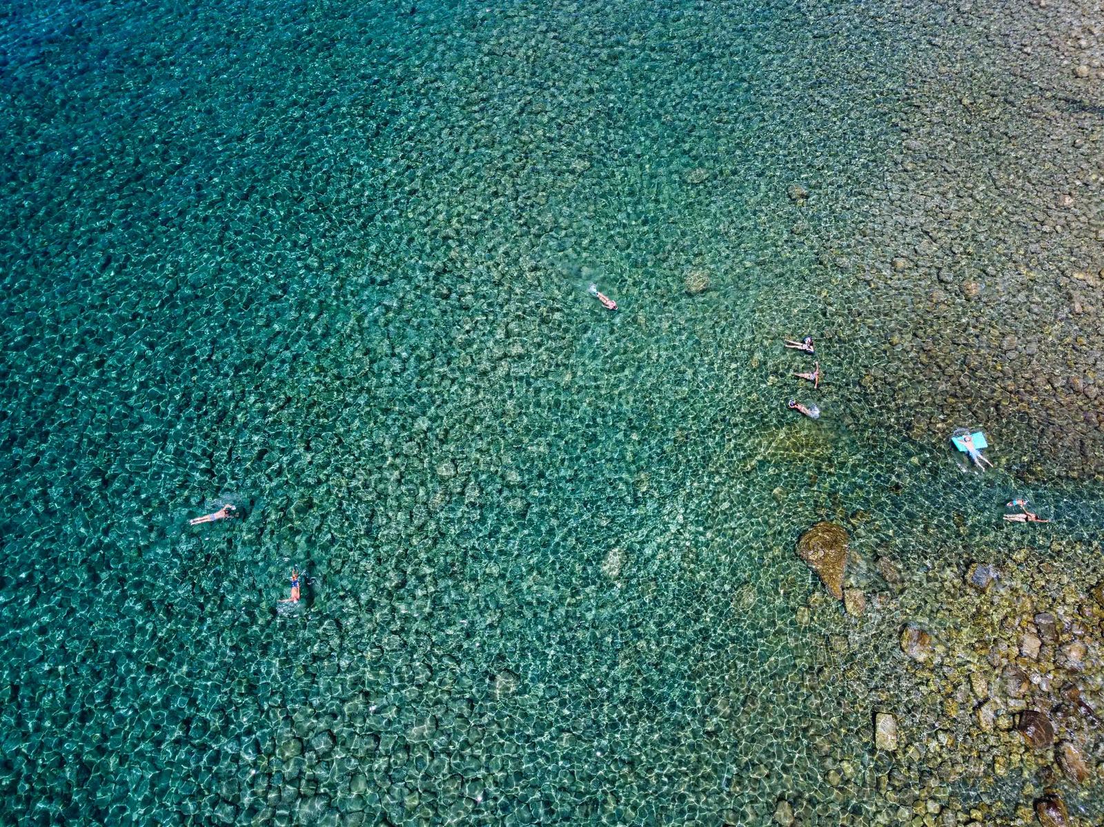 Aerial photograph of Fortullino, Quercianella (LI), Toscana — Flesh Sand by Raffaele Ferrari
