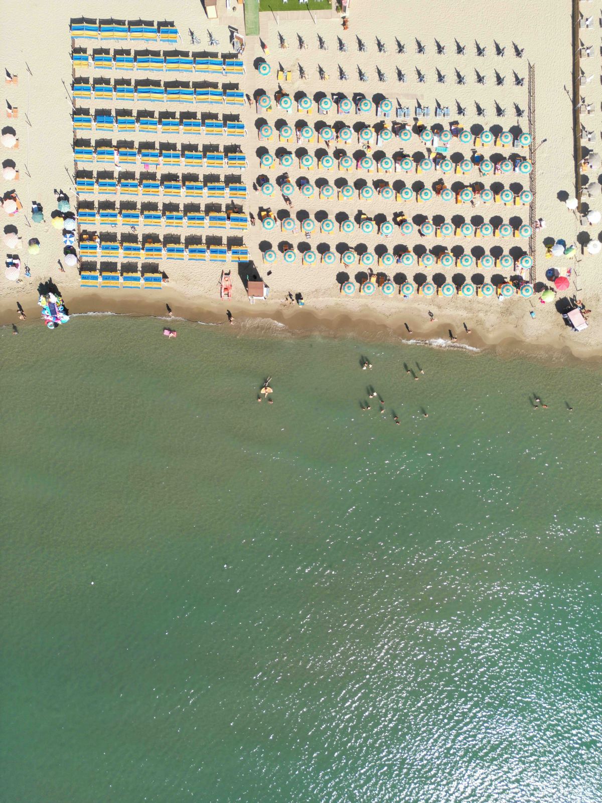 Aerial photograph of Lido di Metaponto, Bernalda (MT), Basilicata — Flesh Sand by Raffaele Ferrari