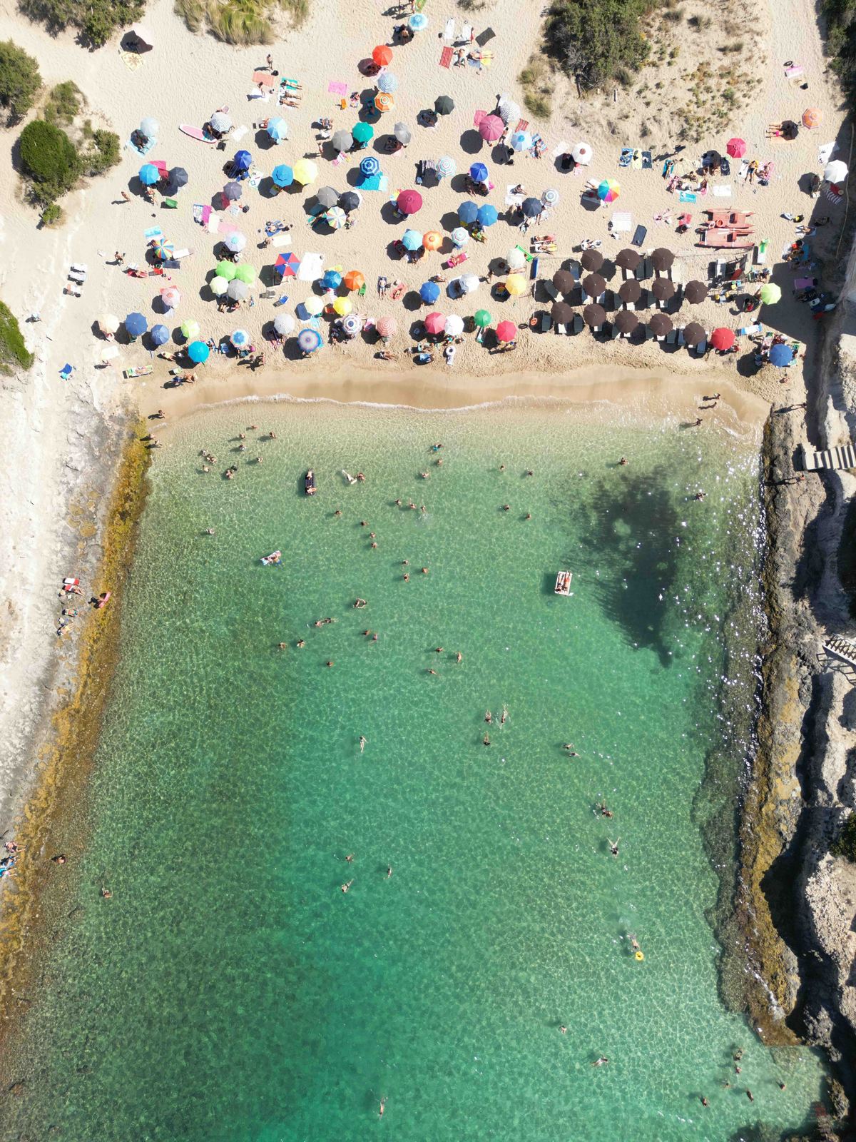 Aerial photograph of Lido di Ostuni, Ostuni (BR), Puglia — Flesh Sand by Raffaele Ferrari