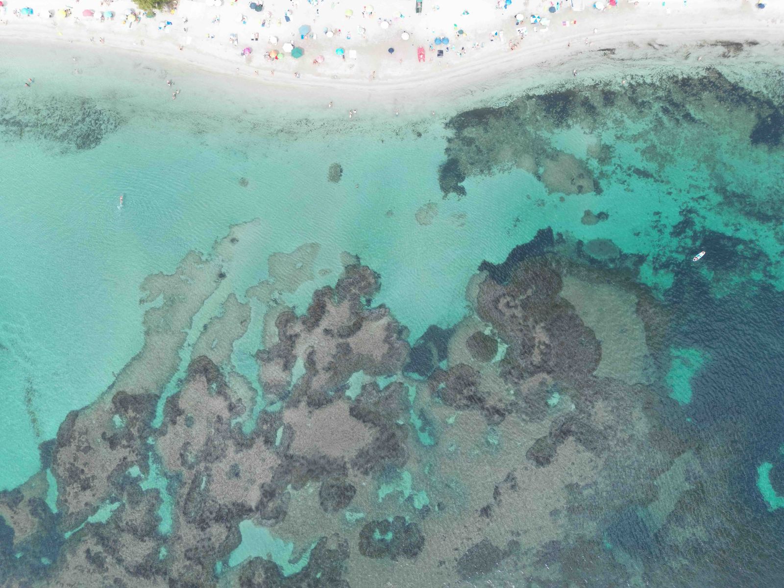 Aerial photograph of Maladroxia, Sant'Antioco, Sardegna — Flesh Sand by Raffaele Ferrari