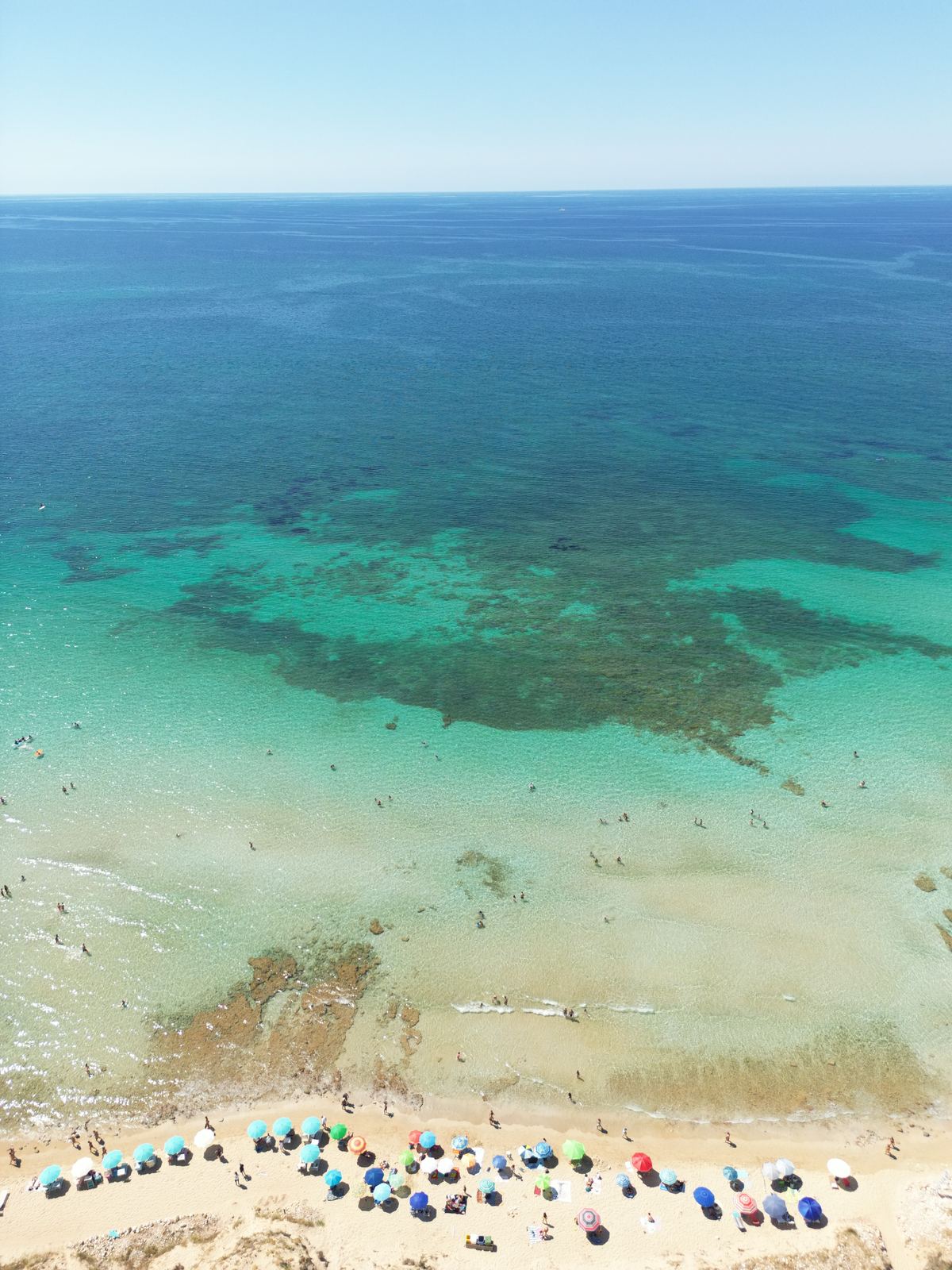 Aerial photograph of Marina di Pesculuse, Ugento (LE), Puglia — Flesh Sand by Raffaele Ferrari