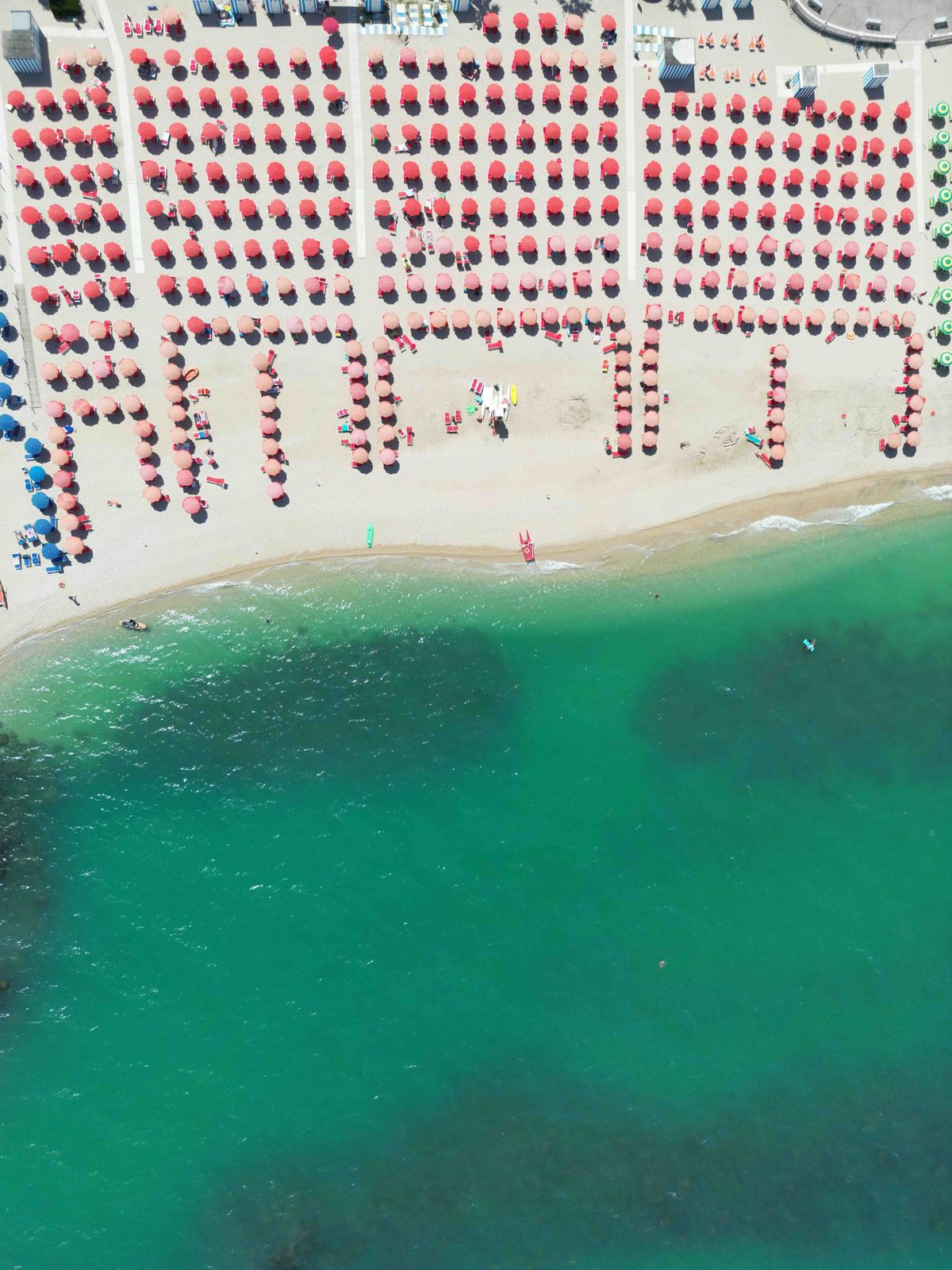 Aerial photograph of Porto Recanati, Marche — Flesh Sand by Raffaele Ferrari