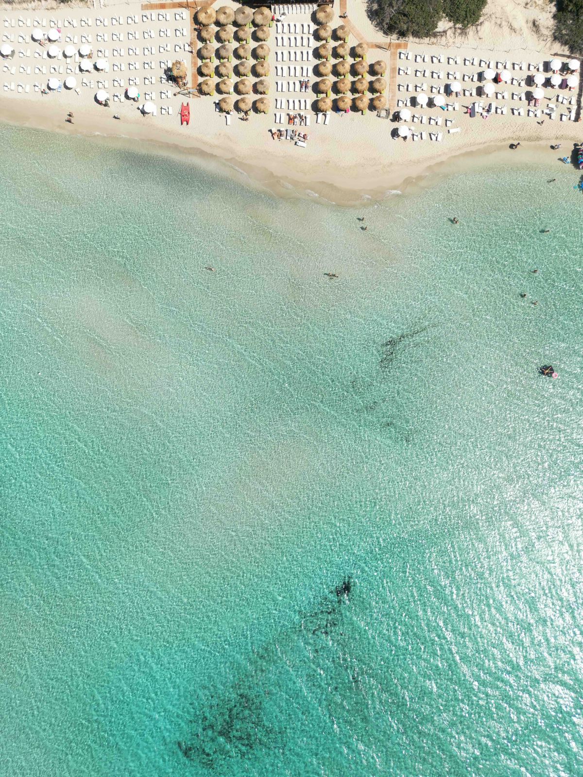 Aerial photograph of Punta Prosciutto, Porto Cesareo (LE), Puglia — Flesh Sand by Raffaele Ferrari