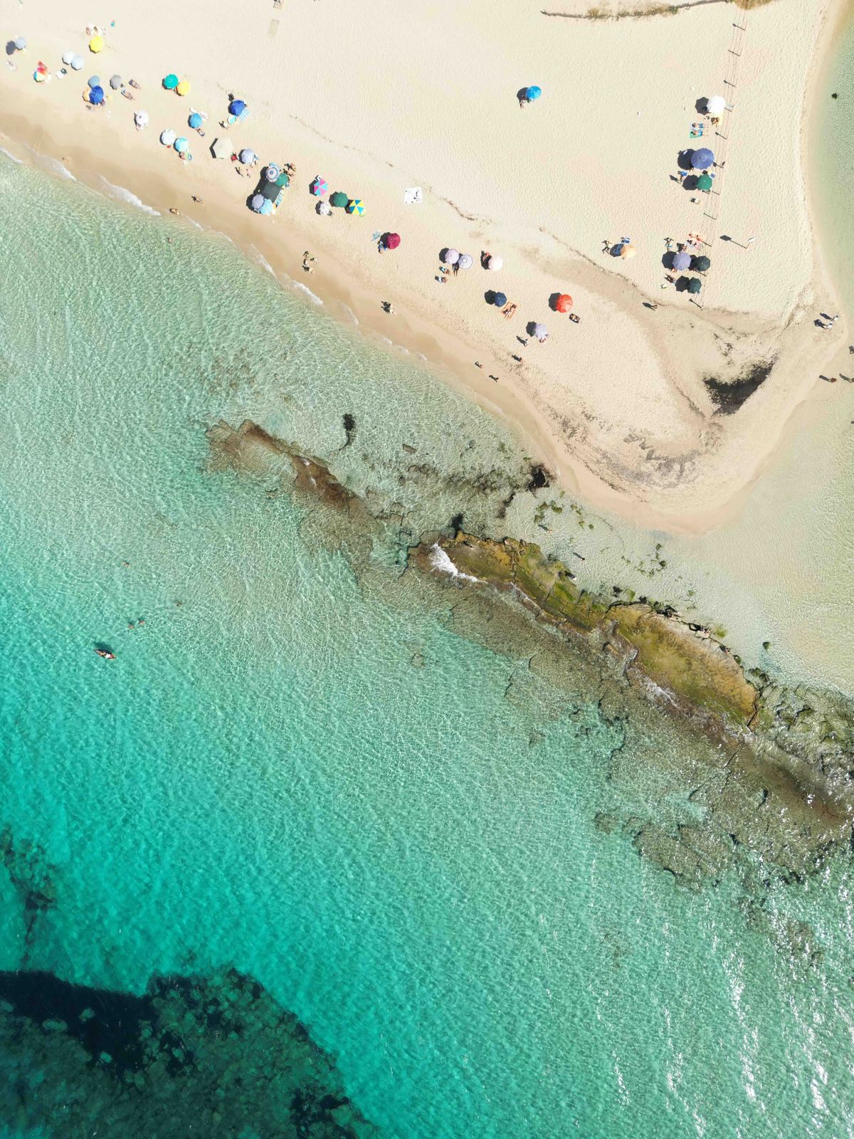 Aerial photograph of Riserva Chidro, Porto Cesareo (LE), Puglia — Flesh Sand by Raffaele Ferrari