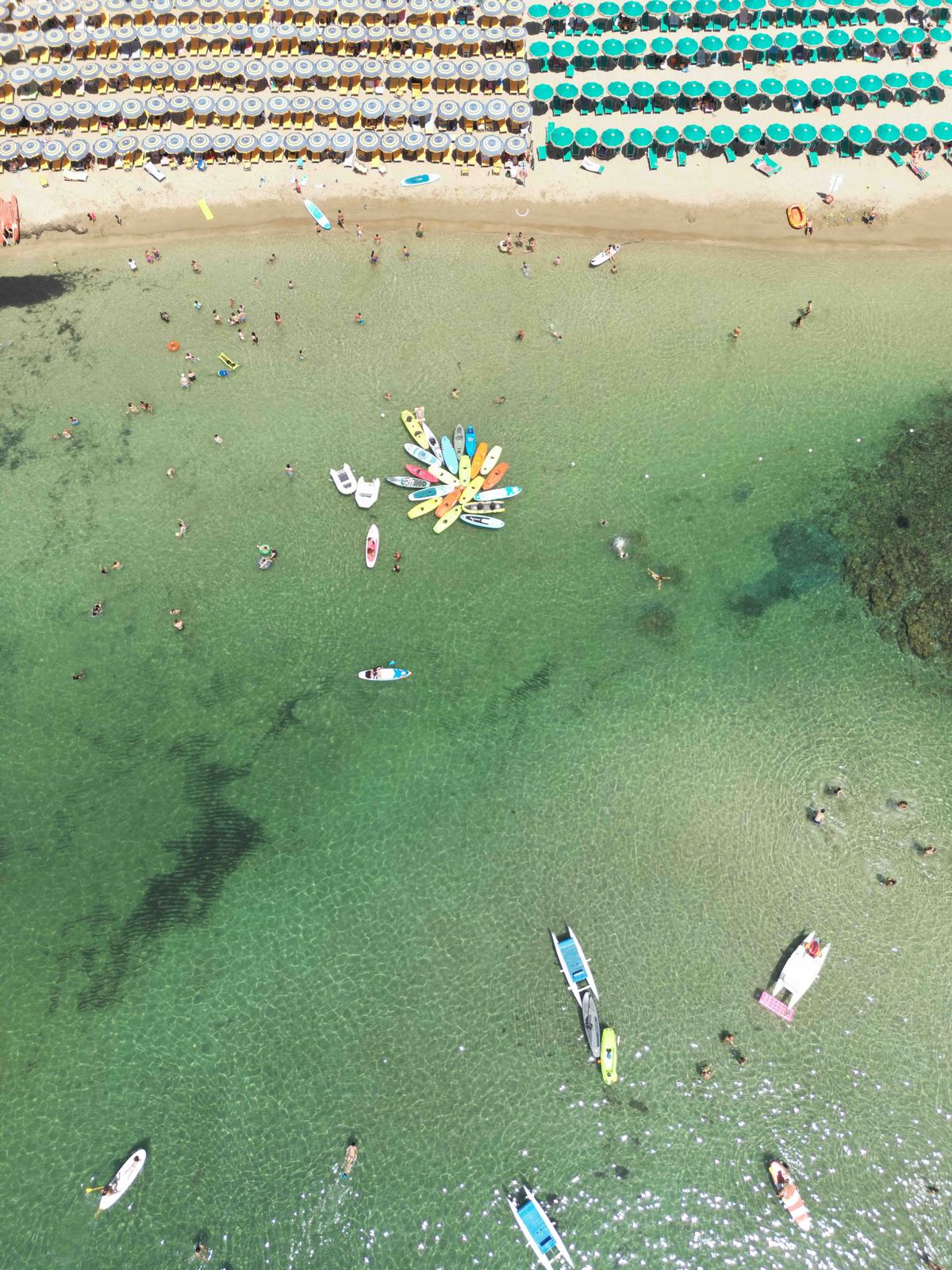 Aerial photograph of Santa Marinella, Lazio — Flesh Sand by Raffaele Ferrari