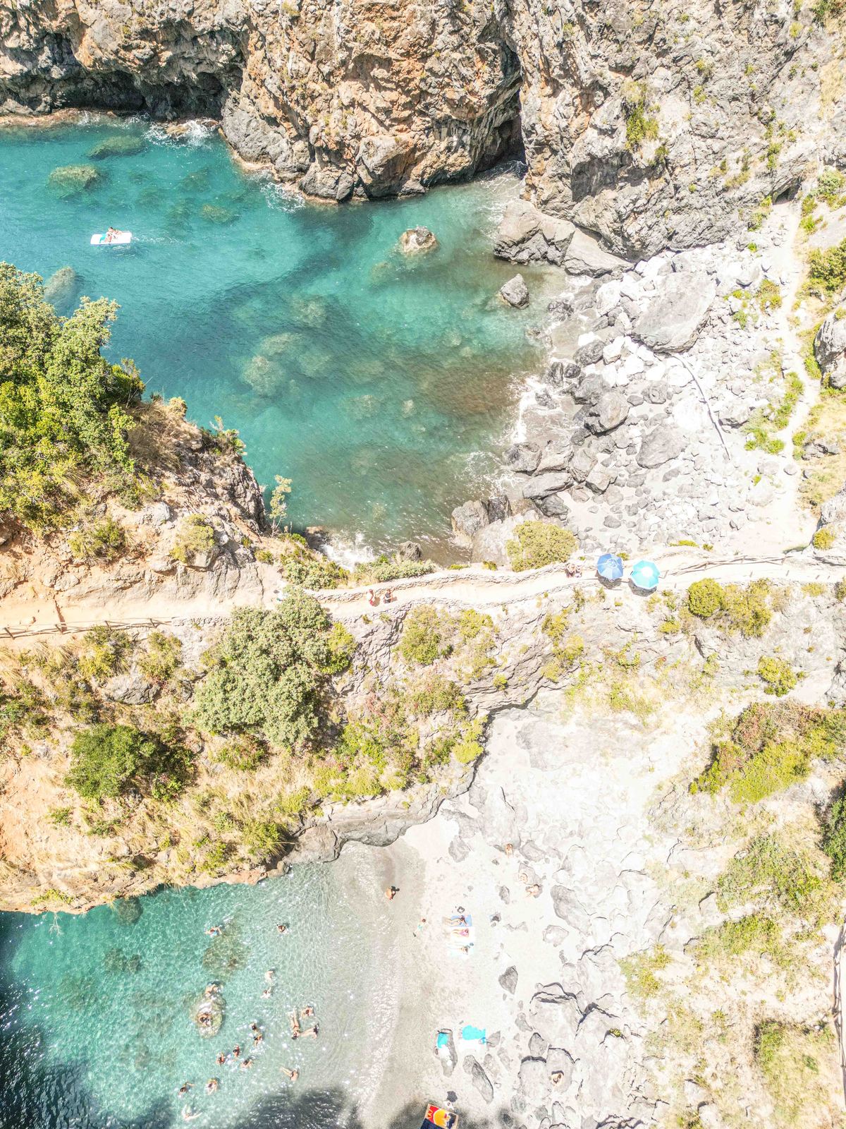 Aerial photograph of Spiaggia Arcomanno, Calabria — Flesh Sand by Raffaele Ferrari