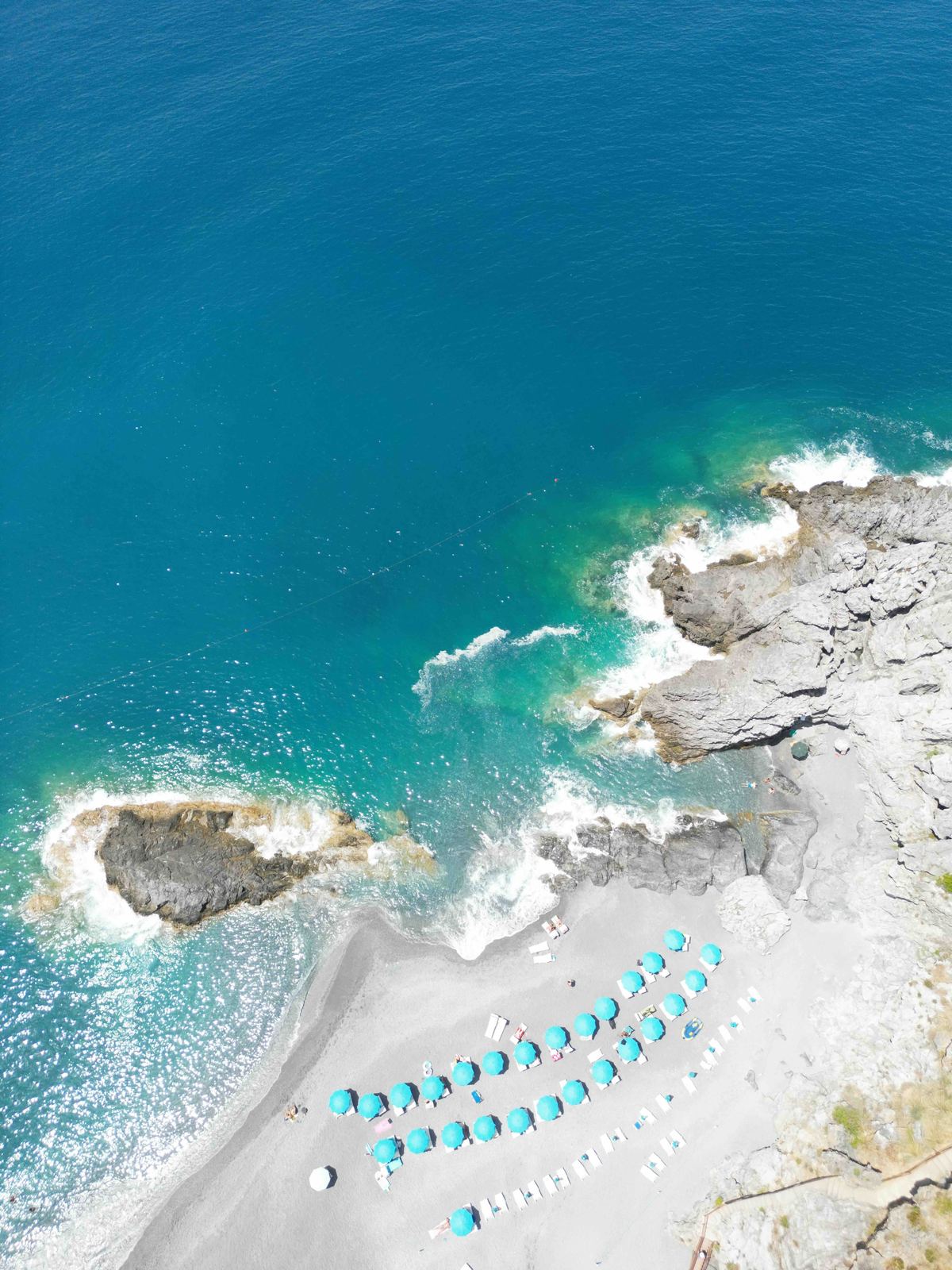 Aerial photograph of Spiaggia di Maratea, Maratea (PZ), Basilicata — Flesh Sand by Raffaele Ferrari