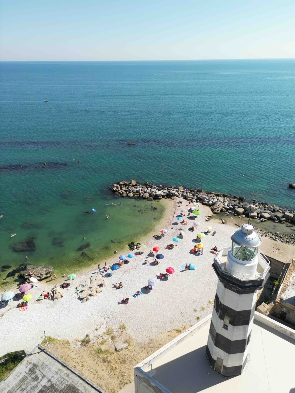 Aerial photograph of Spiaggia di Ortona, Ortona, Abruzzo — Flesh Sand by Raffaele Ferrari