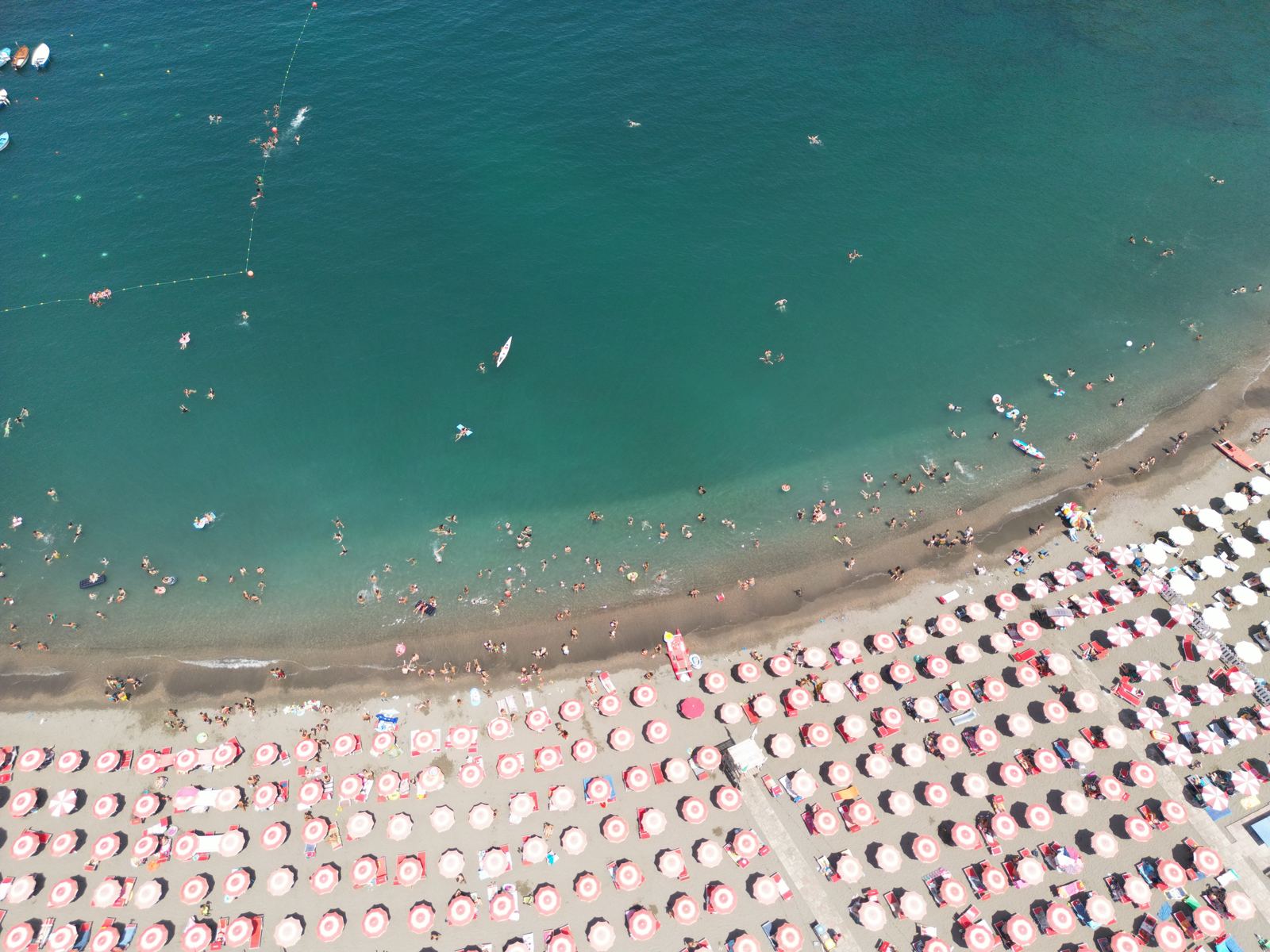 Aerial photograph of Spiaggia di Sorrento, Sorrento (NA), Campania — Flesh Sand by Raffaele Ferrari