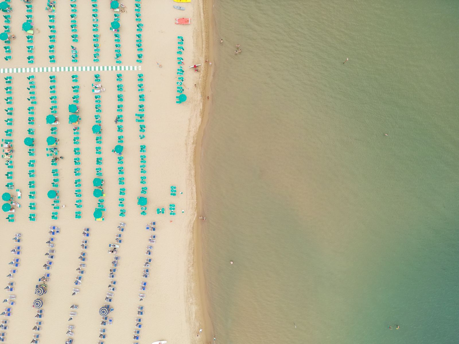 Aerial photograph of Spiaggia di Termoli, Termoli (CB), Molise — Flesh Sand by Raffaele Ferrari