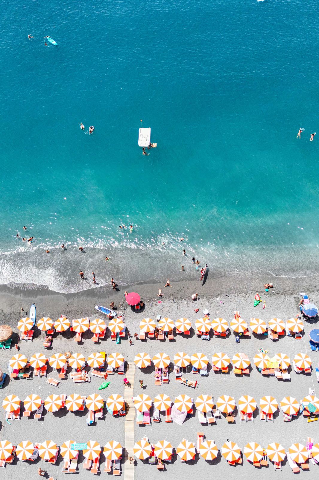 Aerial photograph of Spiaggia Libera Praia a Mare, Praia a Mare, Calabria — Flesh Sand by Raffaele Ferrari