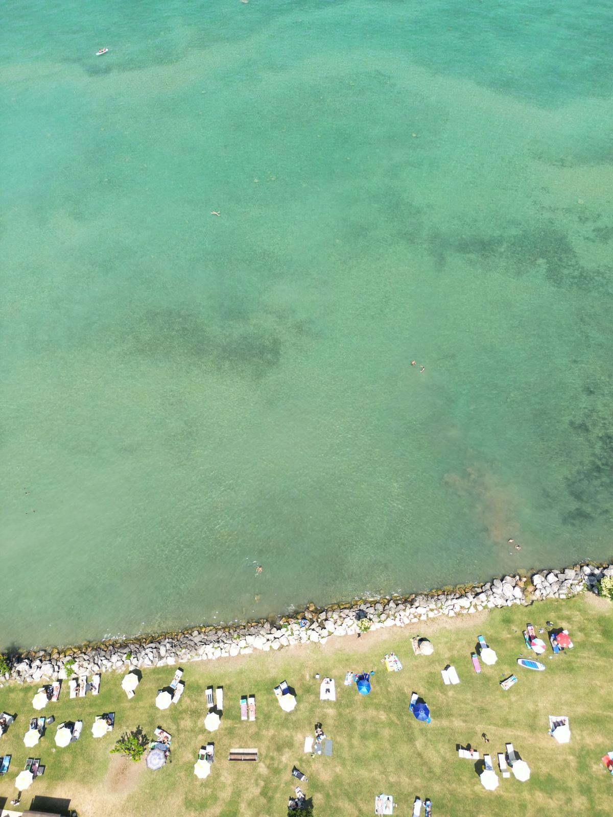 Aerial photograph of Spiaggia Peschiera del Garda, Peschiera del Garda (VR), Veneto — Flesh Sand by Raffaele Ferrari