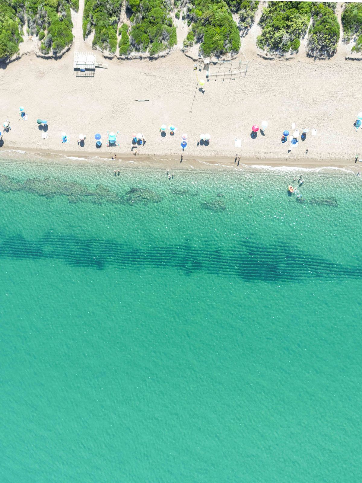 Aerial photograph of Torraccia, San Vincenzo (LI), Toscana — Flesh Sand by Raffaele Ferrari