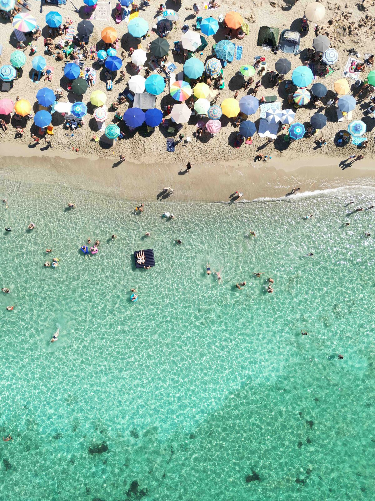 Aerial photograph of Torre Mozza, Ugento (LE), Puglia — Flesh Sand by Raffaele Ferrari