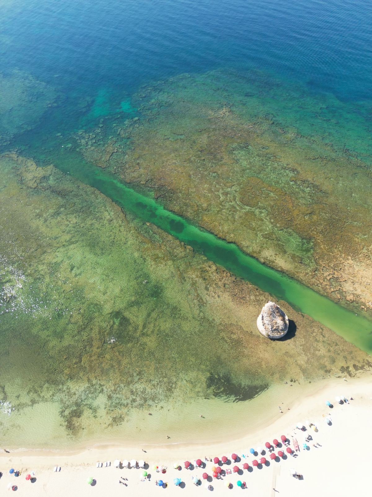 Aerial photograph of Torre Pali, Salve (LE), Puglia — Flesh Sand by Raffaele Ferrari